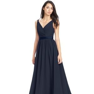 Azazie LEANNA Bridesmaid Dress - A10 - Dark Navy